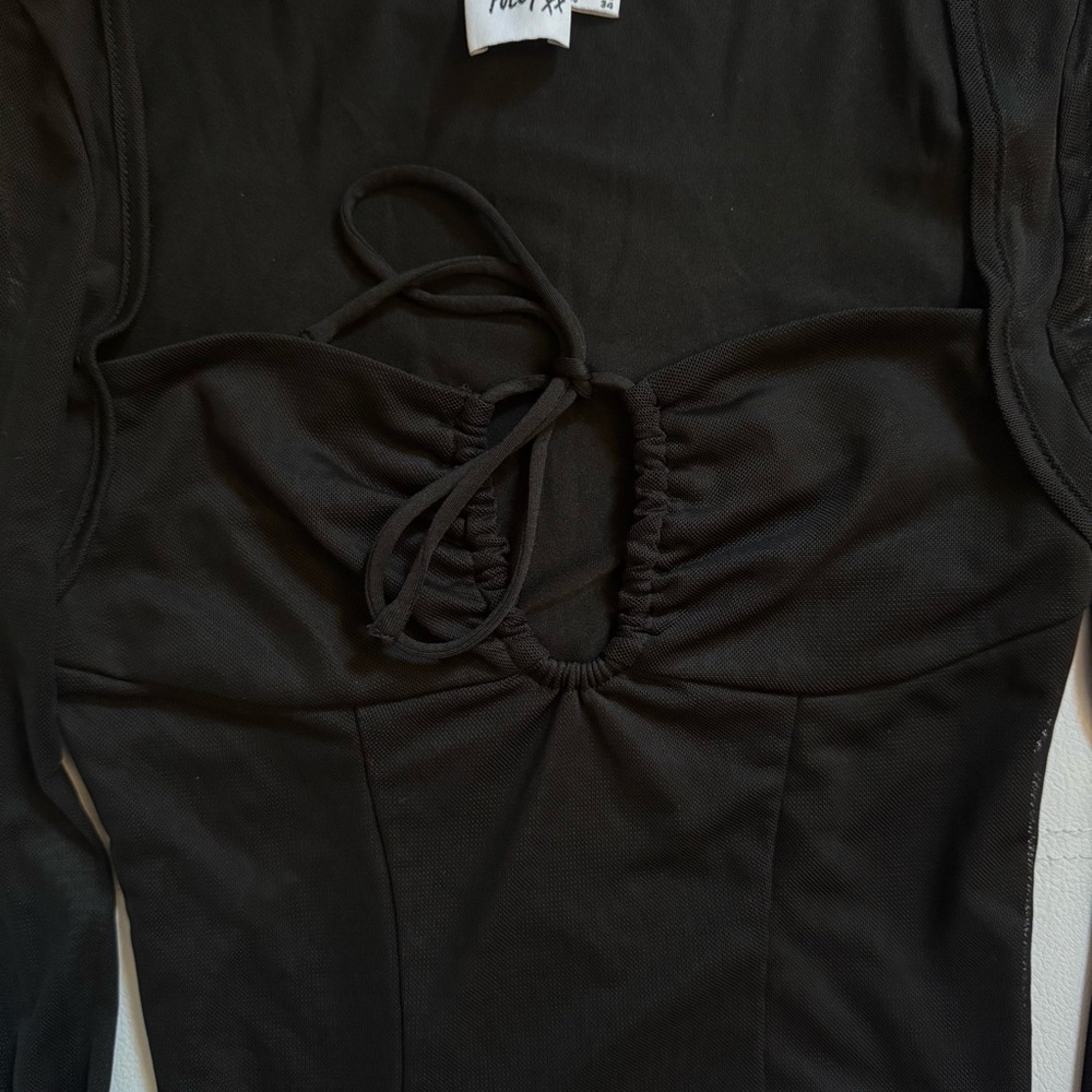 Princess Polly Chapman Long Sleeve Top in black - Picture 4 of 9